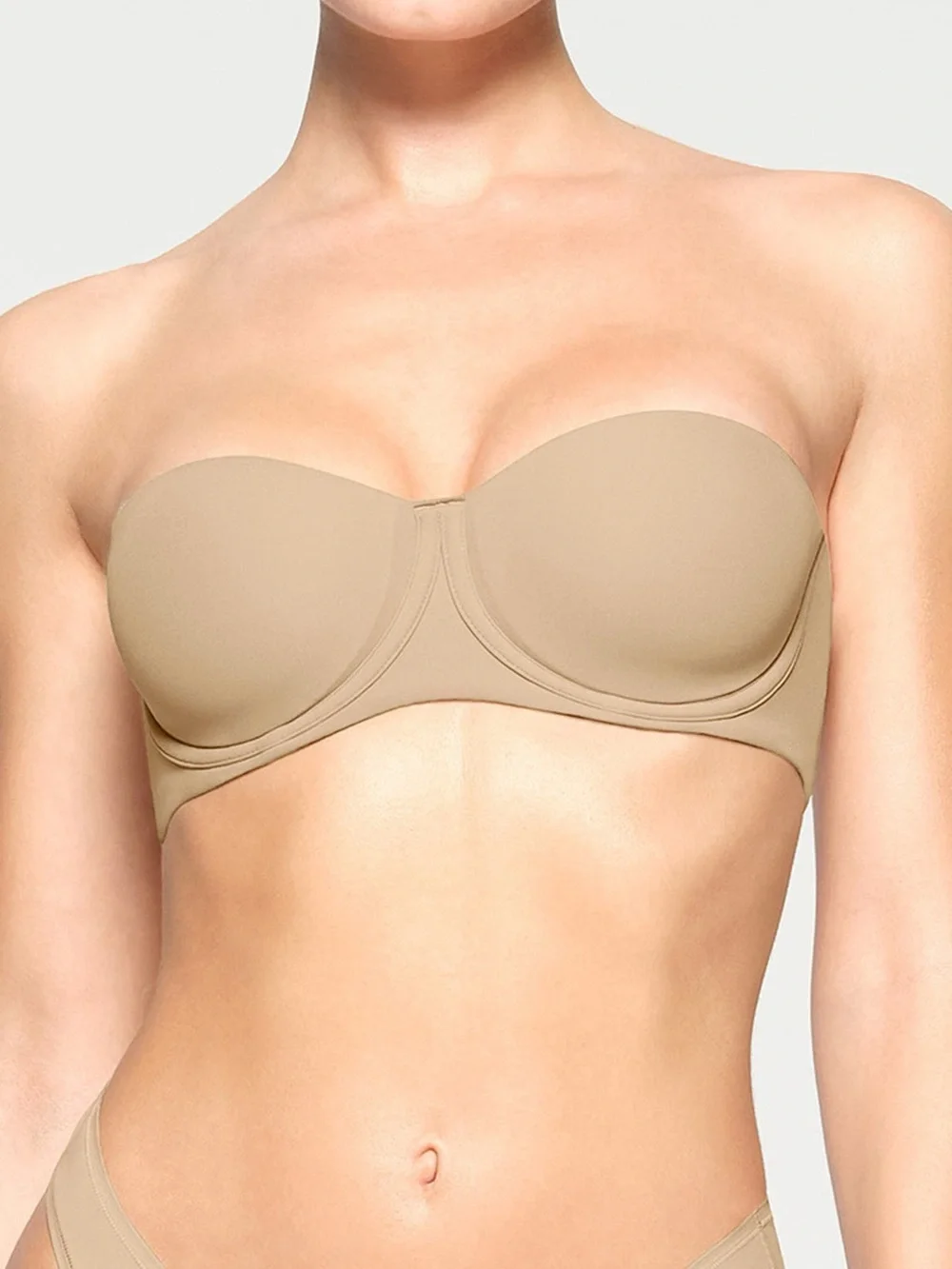 SKIMS  FITS EVERYBODY STRAPLESS BRA in  Clay.  Size 32DDD.  NWT - Picture 2 of 14